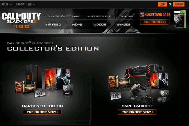 COD Call of Duty: Black Ops 2 Hardened Edition 