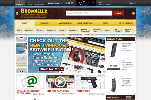 New and Improved Brownells.com