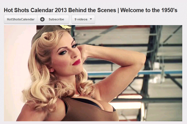 Hot Shots Calendar 2013 – Behind the Scenes
