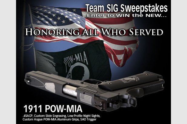 Team SIG 1911 POW-MIA Nitron Sweepstakes