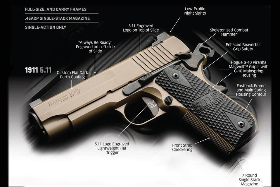 Sig Sauer Limited Edition 5.11 Tactical 1911 Model