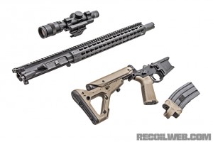 Mega Arms AR-15 MKM - Dissasembeled
