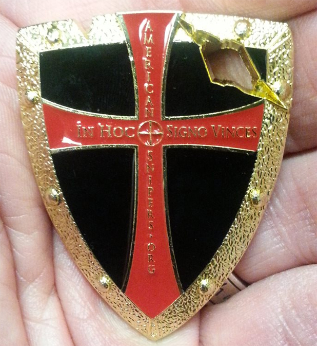 American Snipers In Hoc Signo Vinces challenge coin 2