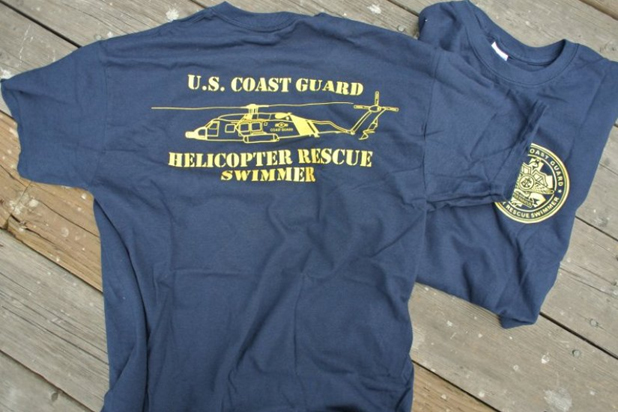 hero t-shirt club USCG Rescue Swimmer