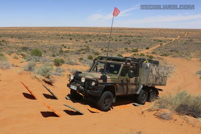 MAXTRAX - Australian Defence Forces testing MAXTRAX with a 6x6 Mercedes G-Wagon