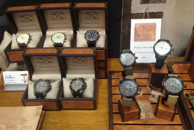 Szanto vintage sales dive watch