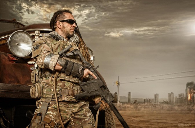 Five Finger Death Punch – dystopian rifle testing