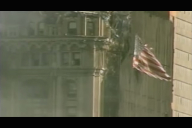 Flag at 9-11