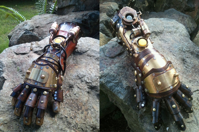Steampunk Gauntlets by Skinz and Hydes