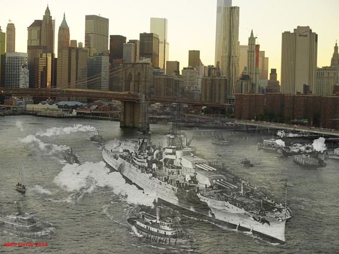 Ghosts of History USS Arizona in New York WWI