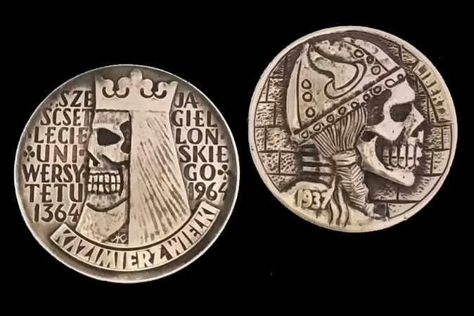 Goonies Never Say Die carved coins 3