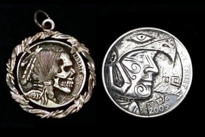 Carved “Hobo Nickel” Coins from GNSD