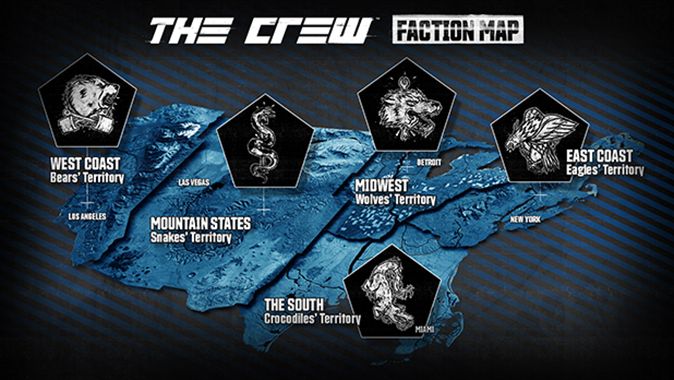 Faction map