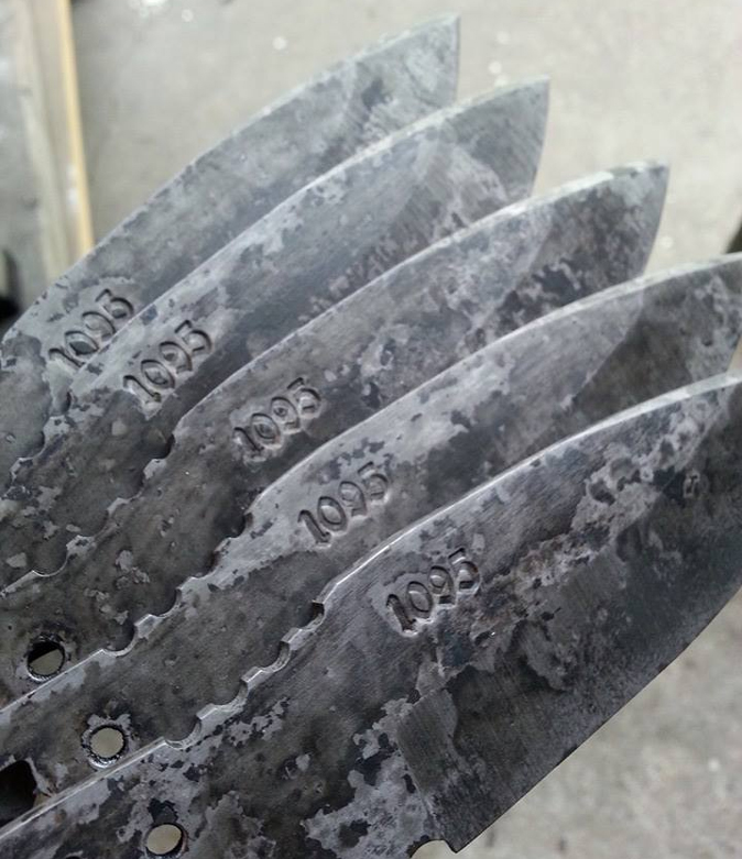 Rustick Knives - blades fresh from heat treat