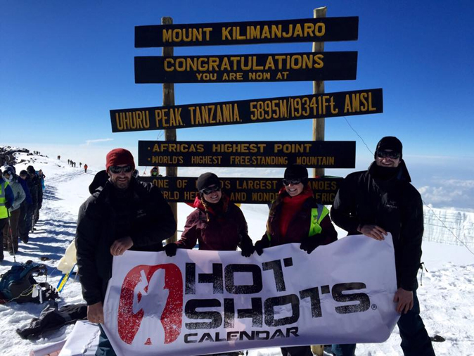 Team Hot Shots climb Mt Kilimanjaro4