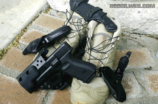 A second gun, a knife and the “New York Reload”