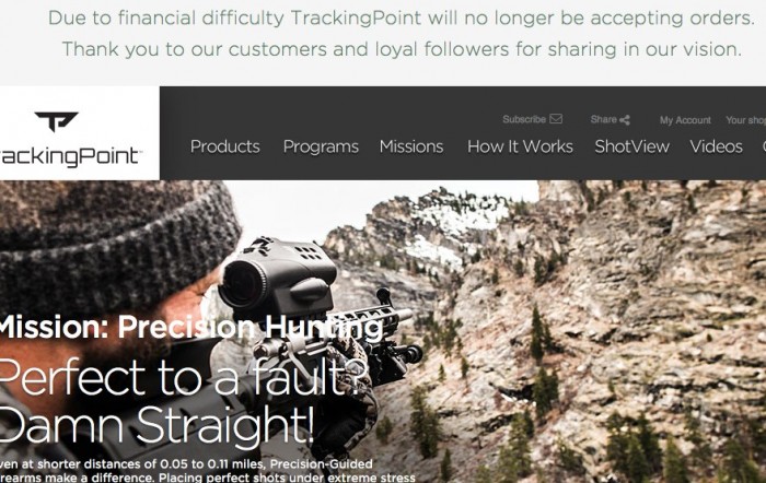 TrackingPoint; no longer tracking