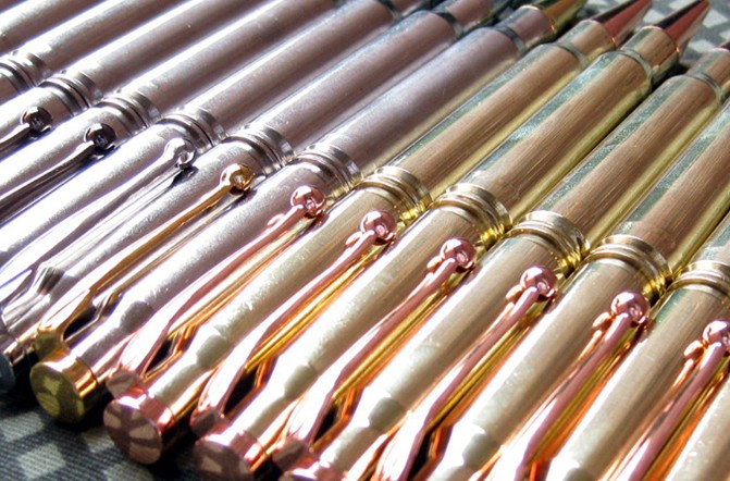Bullet Pens and Ballistic Razors