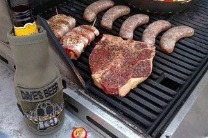 Fight and Flight Beer Battle Coozie