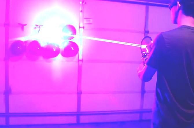 Finally! A working phase plasma rifle in 40 watt range