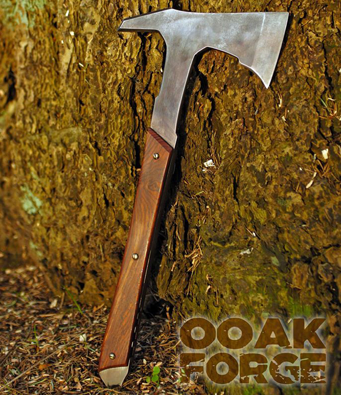 OOAK Forge spiked tomahawk