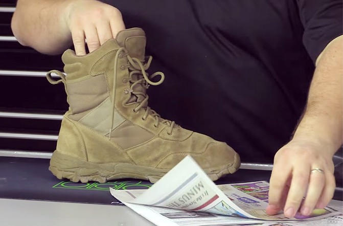 Quick Tip: Dry your boots fast