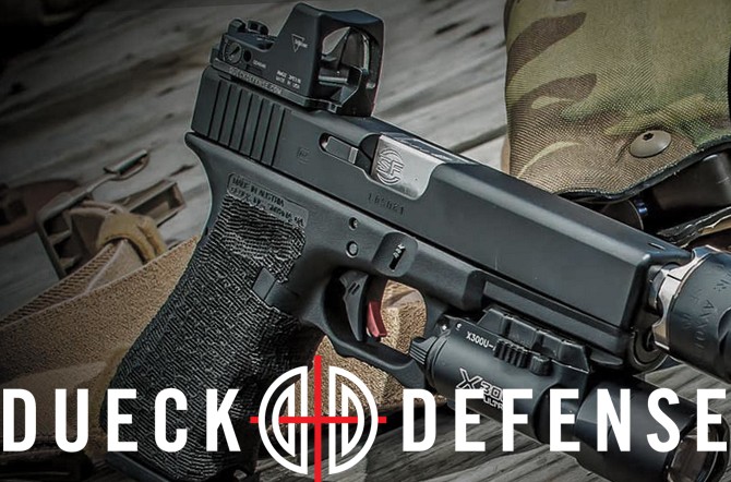Dueck Defense RBU: Red Dot Back Up Sight Base