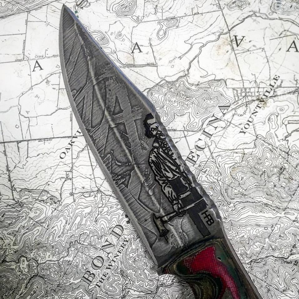 Saturday Night Blade Porn Half Face Knives