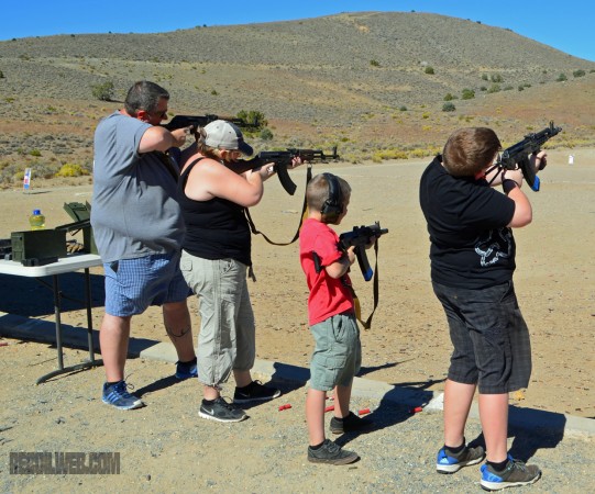 Whether its 10/22s at 50 yards or class 3 goodness at a public range, shooting is a family affair