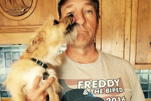 Mike Rowe and his dog run for President