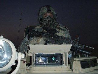 Martin Zatrapa while serving in the Middle East.