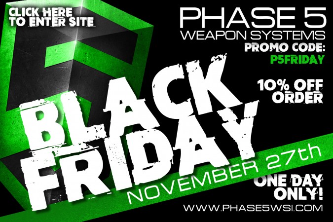Phase 5 Weapon Systems Black Friday