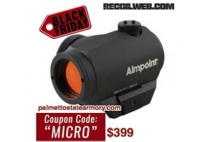 Aimpoint Micro H-1 2MOA for $399
