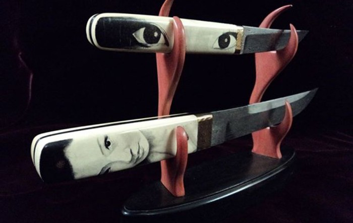 The eyes have it: artistry in ivory by Mike Hasbun (Saturday Night Blade Porn)