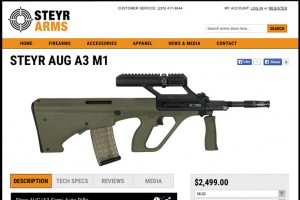 Steyr Arms Redesigns Webpage