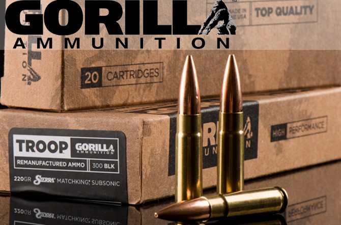 Gorilla Ammunition Releases new Troop Line