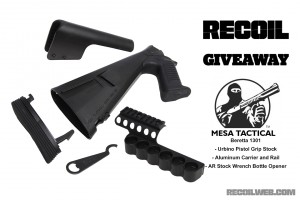 Mesa Tactical Giveaway: Beretta 1301 Urbino Pistol Grip Stock and SureShell Aluminum Shotsell Carrier with Rail