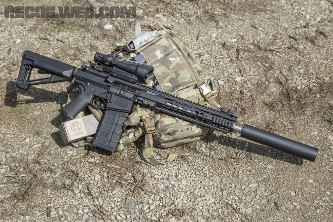 Beck 510 with .510 rounds and Gemtech's 510 Beck suppressor.