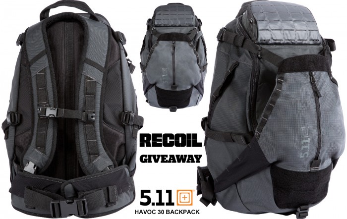 5.11 Tactical HAVOC 30 Backpack Giveaway