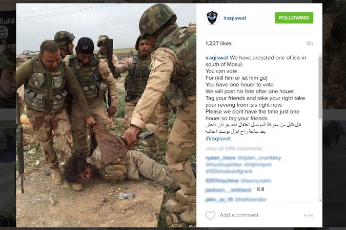 Iraqi Troops Take Votes on Executing Daesh Member 4