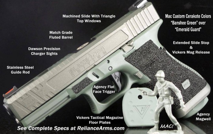 New Pat Mac Blaster – the Blaze Ops Edition Glock