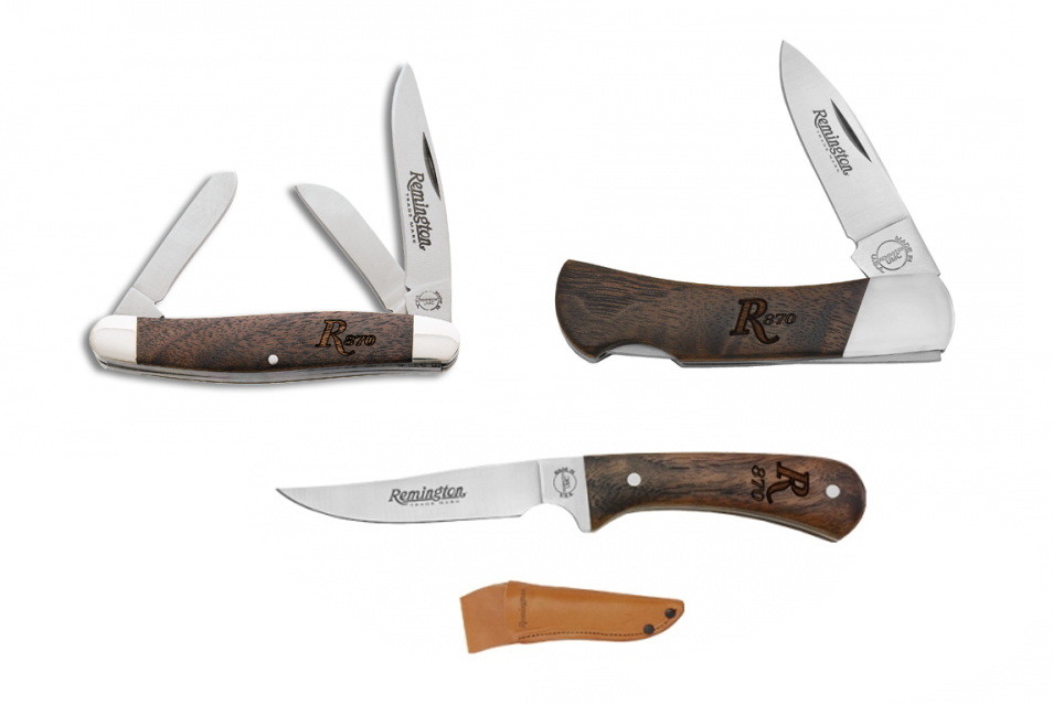 REMINGTON CUTLERY MALLARD DUCK 2-KNIFE SET 2 3/4 