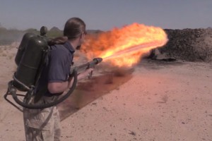 Flamethrowers on the Range