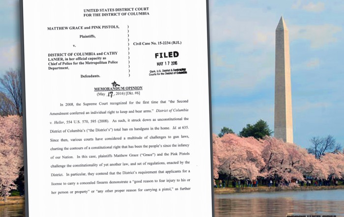DC Gun Rules – Laws and Sausages
