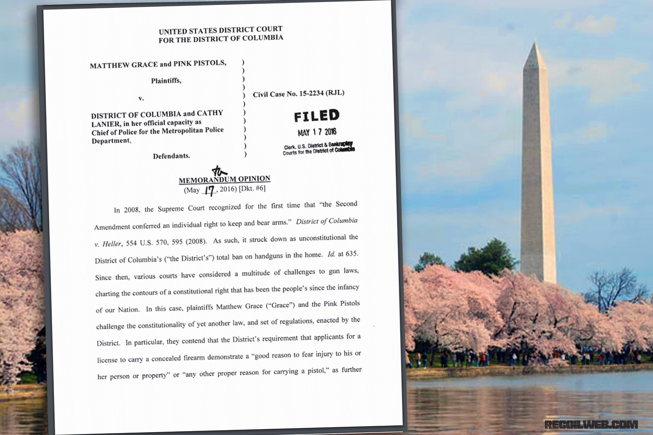 DC Gun Rules Laws and Sausages RECOIL