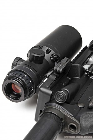 The IR Hunter Mark II comes with a 19mm lens for a 22-degree field of view and zoom range of 1.5-12x ($5,495) or a 35mm lens with a 12 degree field of view and 2.5-20x zoom range ($6,495).