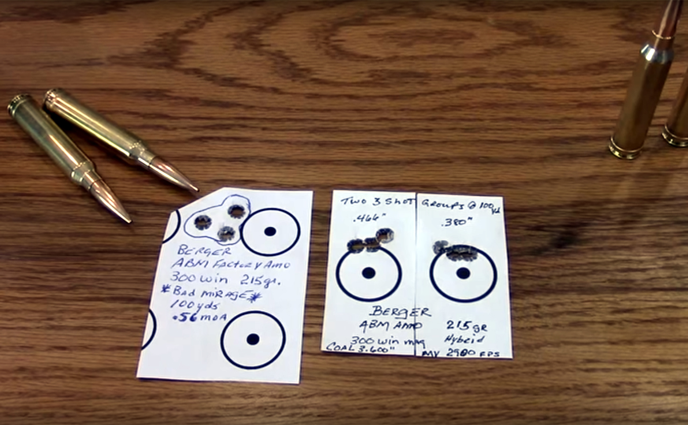 Applied Ballistics Munitions Hybrid 300 WinMag RECOIL