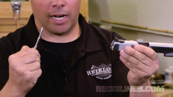 RECOILtv DIY: Extractor Tension on a 1911 Pistol