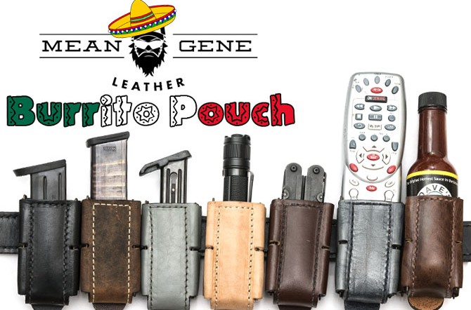 ¡Olé! The Burrito Pouch by Mean Gene Leather