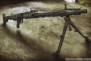 The MG42 German machine gun.